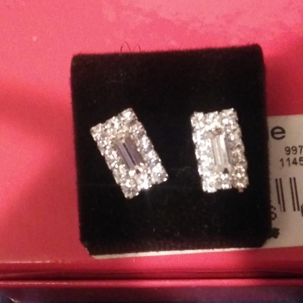 Australian Crystal Earrings NOS